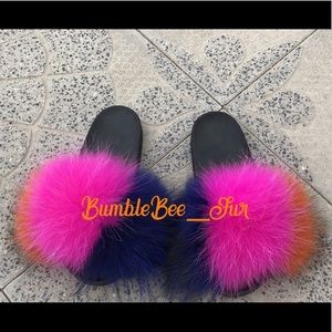 Lisa Franke fur slippers
